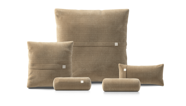 pillow set 4 - cord velour - sand