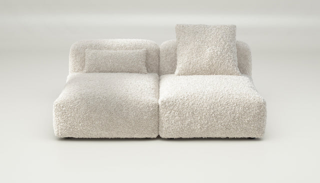 vetsak | Sofa Set 01 Medium - doodle - creme | Modular Sofa | 2.5 Seater