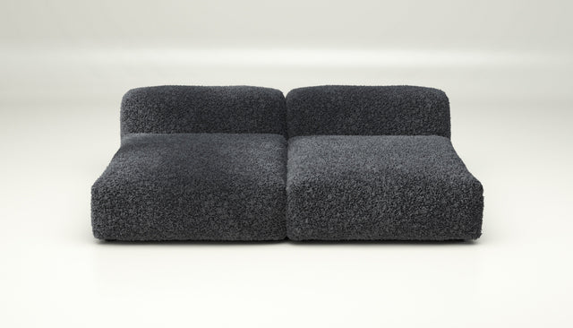 vetsak | Sofa Set 01 XLarge - doodle - dark grey | Modular Sofa | 3.5 Seater