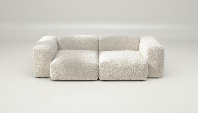 vetsak | Sofa Set 02 Medium - doodle - creme | Modular Sofa | 2.5 Seater | Big Sofa