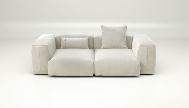 vetsak | Sofa Set 02 Medium - suave - pearl | Modular Sofa | 2.5 Seater | Big Sofa