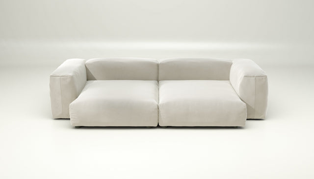 vetsak | Sofa Set 02 XLarge - suave - pearl | Modular Sofa | 3.5 Seater | Big Sofa