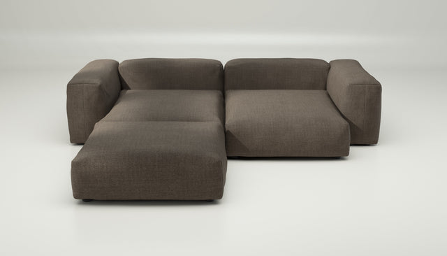 vetsak | Sofa Set 03 - pique - taupe | Modular Sofa | 3.5 Seater | Big Sofa | Corner Sofa