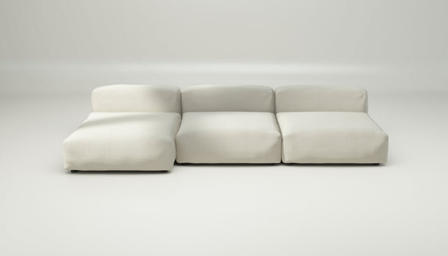 vetsak | Sofa Set 04 - pique - creme | Modular Sofa | 5 Seater | Big Sofa