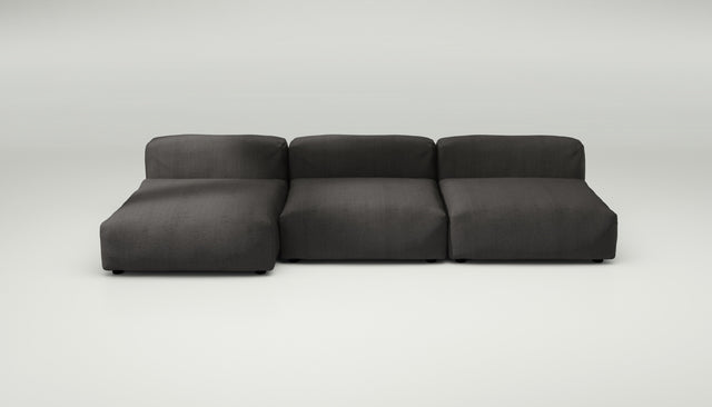 vetsak | Sofa Set 04 - Herringbone - Dark Grey | Modular Sofa | 5 Seater | Big Sofa