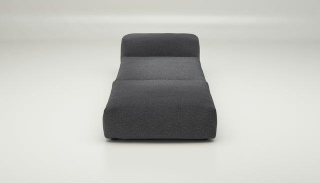 vetsak | Sofa Set 07 - Sun Lounger - loop loop - anthracite | Modular Sofa | 2 Seater | Daybed | Chaiselounge