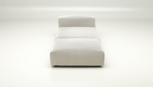 vetsak | Sofa Set 07 - Sun Lounger - suave - pearl | Modular Sofa | 2 Seater | Daybed | Chaiselounge